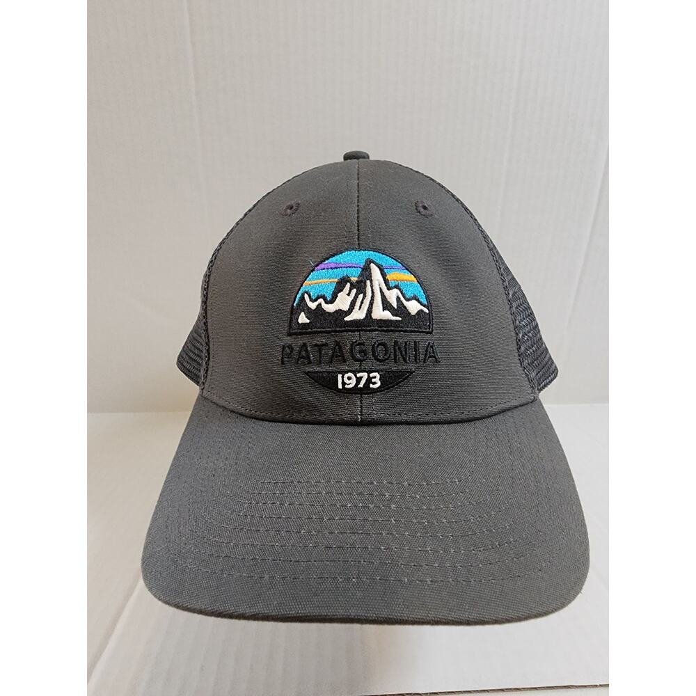 Patagonia Logo 1973‎ Men's Gray Snapback Mesh Back Hat
